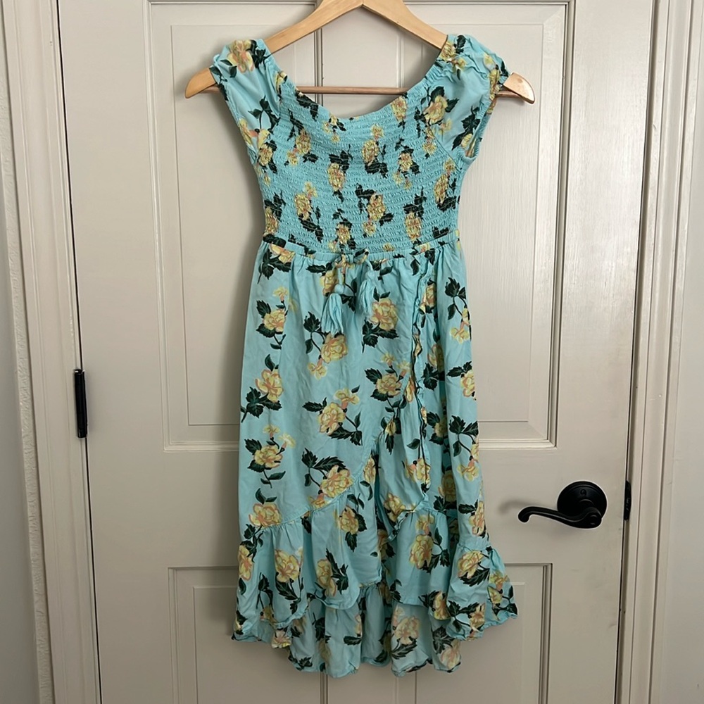 Ruffle wrap dress for summer